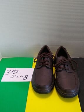 Forever Link Men's Dark Brown Lace-Up Oxfords Size 8